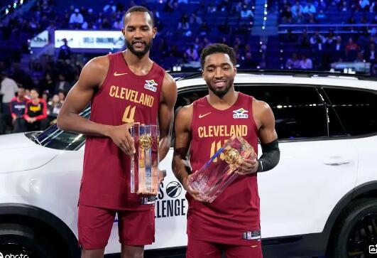 2025<a href=https://www.wuyouliuxue.com/lanqiu/ target=_blank class=infotextkey>NBA</a>全明星技巧挑战赛：骑士队击败<a href=https://www.wuyouliuxue.com/temp/jinzhouyongshi target=_blank class=infotextkey>勇士</a>队夺冠军
